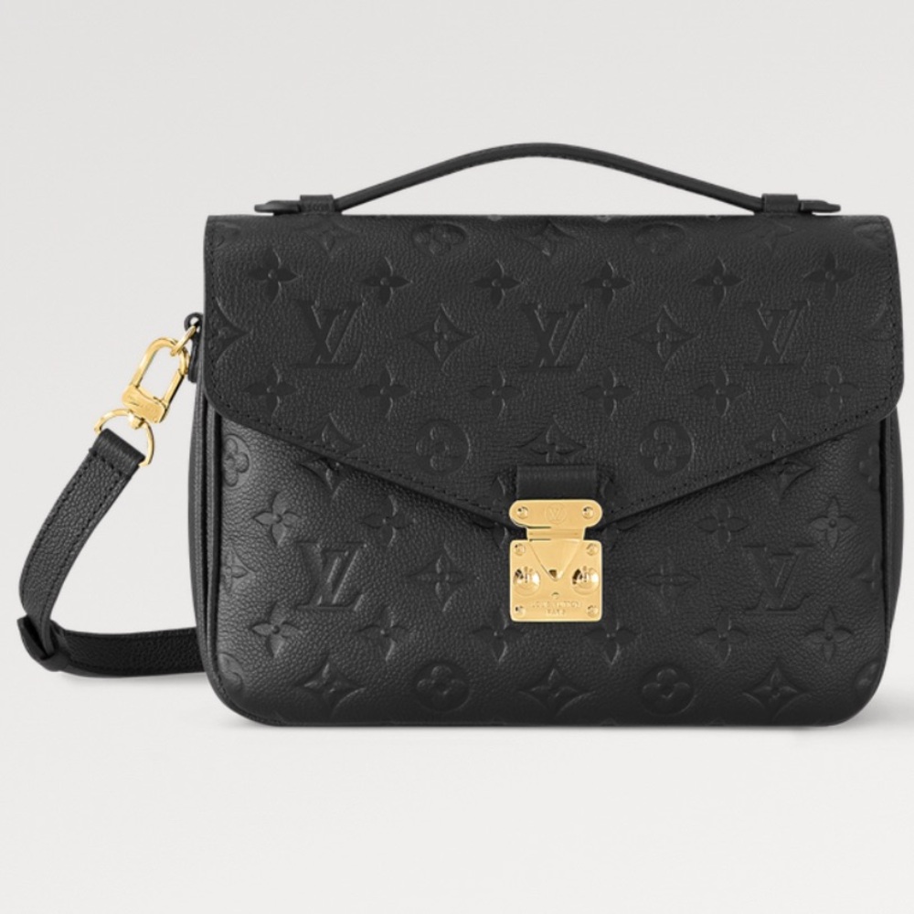 Louis Vuitton Black Pochette Métis Monogram
Empreinte Embossed Crossbody